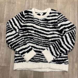 Womens‎ J.Crew Wool Alpaca Blend Fuzzy Crewneck Sweater